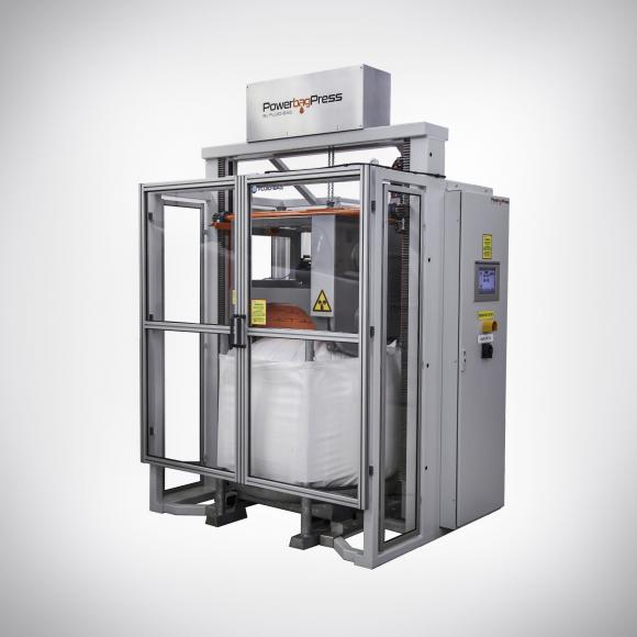PowerbagPress para contenedores IBC Fluid-Bag