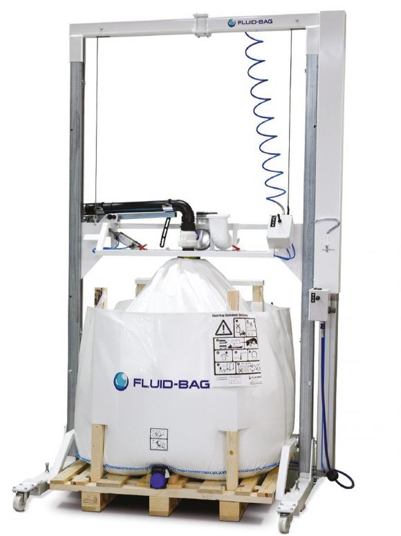 Fluid-Bag Filling station, Estacion de llenado