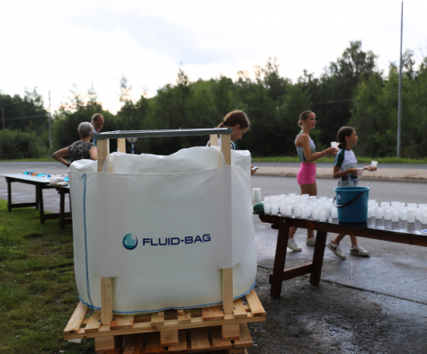 jakob marathon water station fluid bag