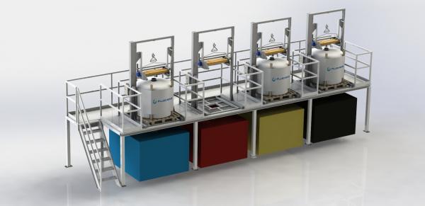 Fluid-Bag plataforma para tinta de impresion